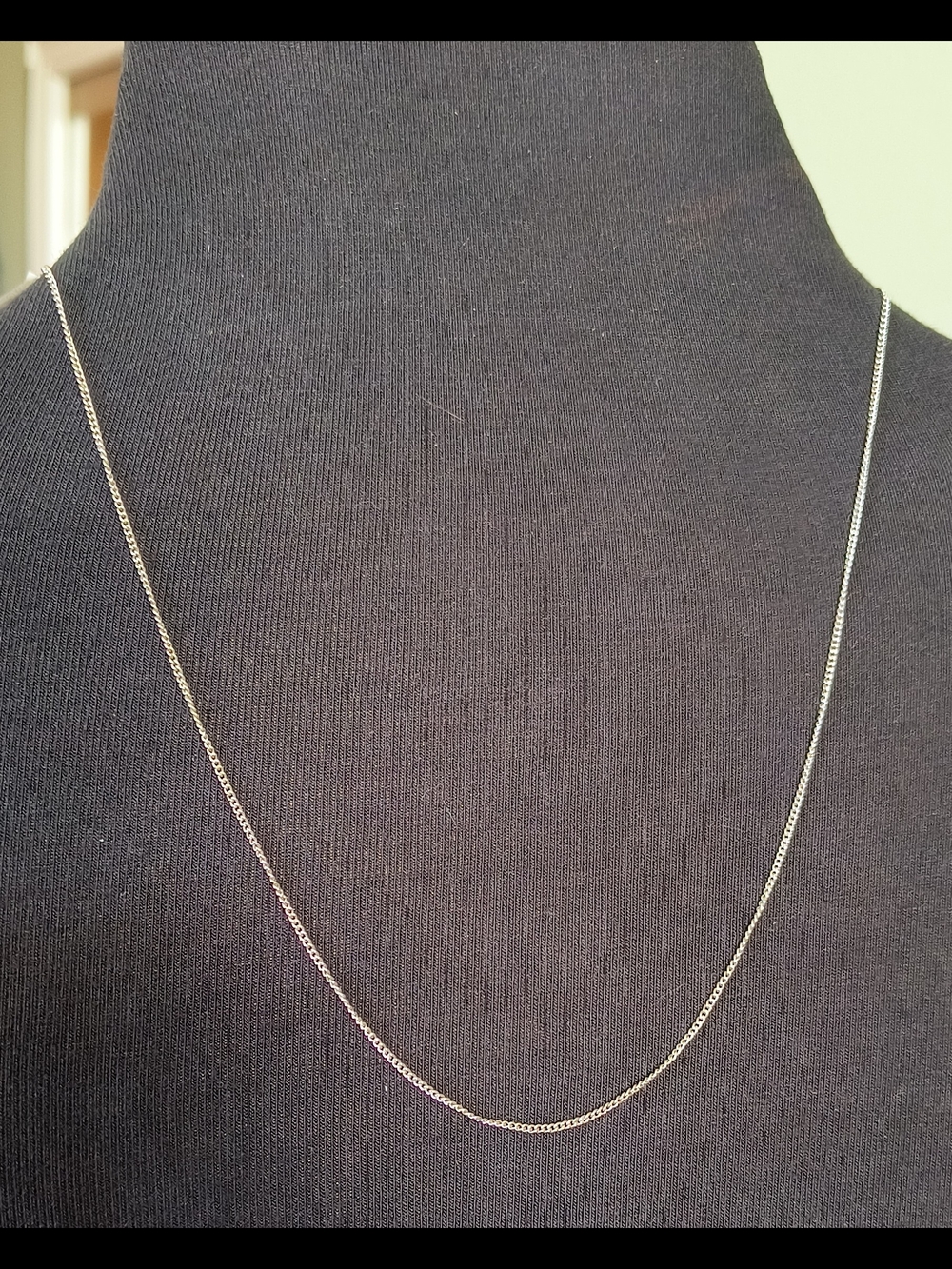 Silver Color  Rope Chain Necklace - Silver